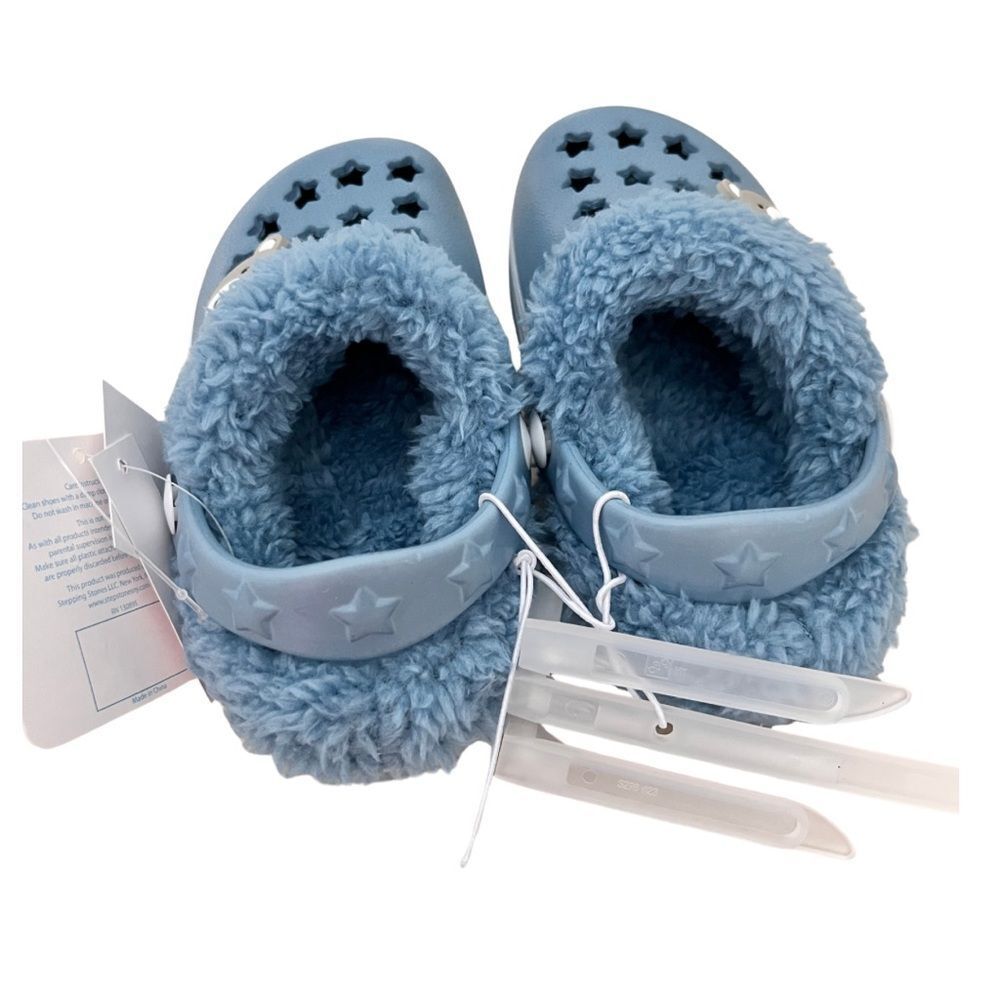 Stepping Stones Toddler Clogs with Faux Fur- 6 - Picture 2 of 4